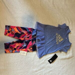 adidas Kids Matching Set in Blue and Multicolor